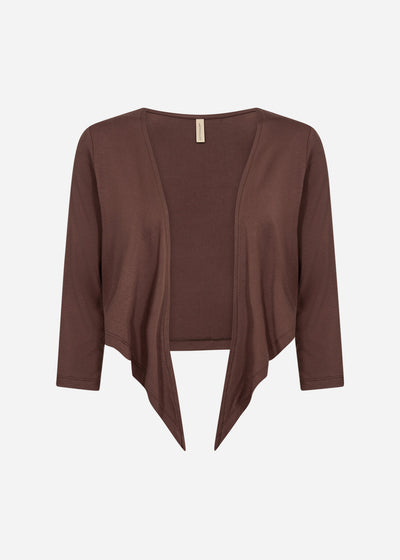 SC-MARICA 285 Cardigan Mørk brun