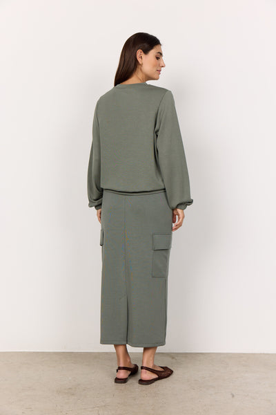 SC-BANU 220 Sweatshirt Støvet Grøn