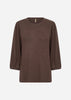 SC-BIARA 116 Bluse Mørk brun