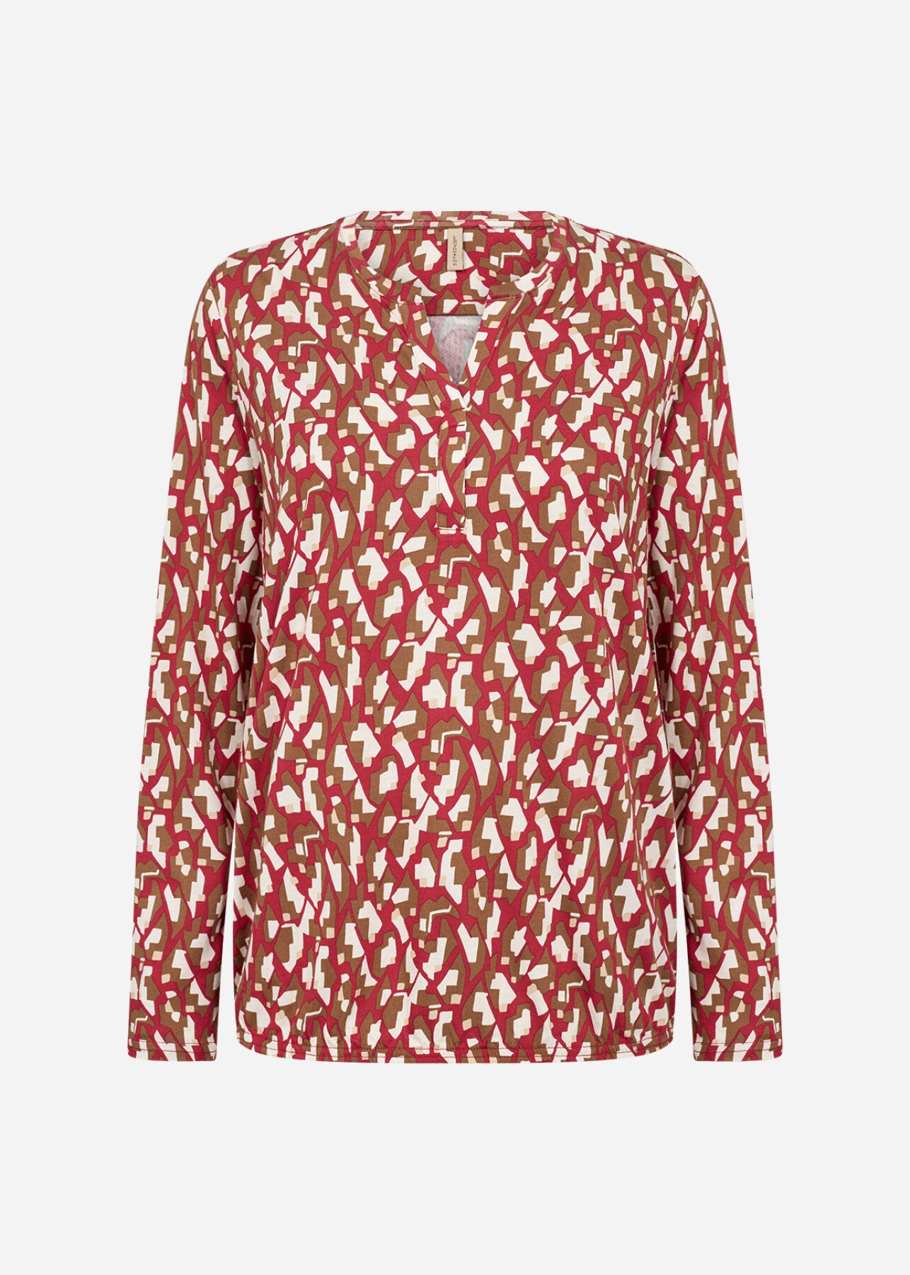 SC-FELICITY AOP 527 Bluse Rød