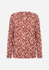 SC-FELICITY AOP 527 Bluse Rød