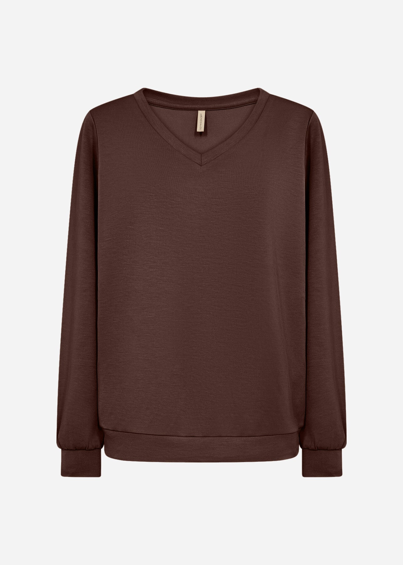 SC-BANU 194 Bluse Mørk brun