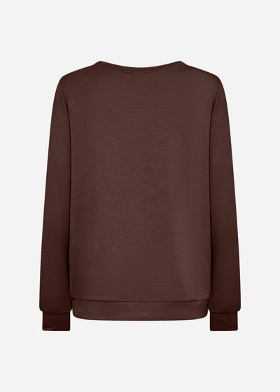 SC-BANU 194 Bluse Mørk brun