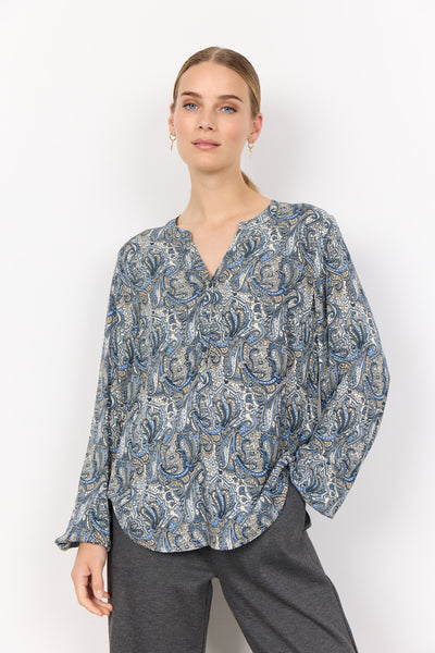 SC-ODILE 1 Bluse Lyseblå