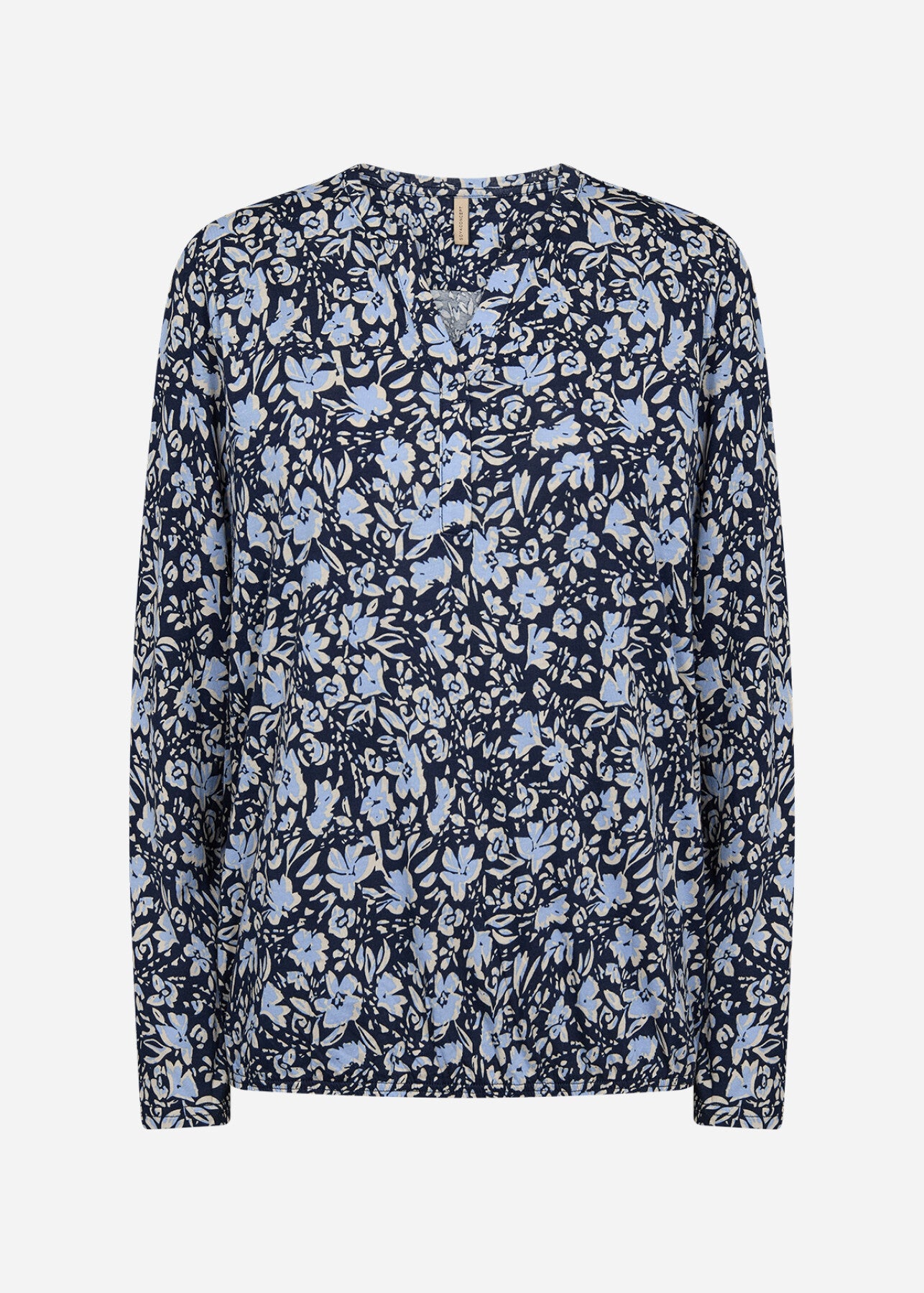 SC-FELICITY AOP 493 Bluse Lyseblå