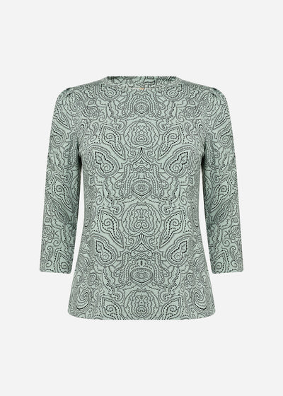 SC-MARICA AOP 311 T-shirt Lysegrøn