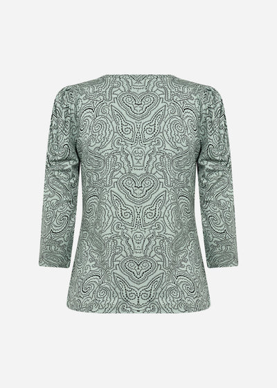SC-MARICA AOP 311 T-shirt Lysegrøn