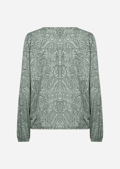 SC-MARICA AOP 312 Bluse Lysegrøn