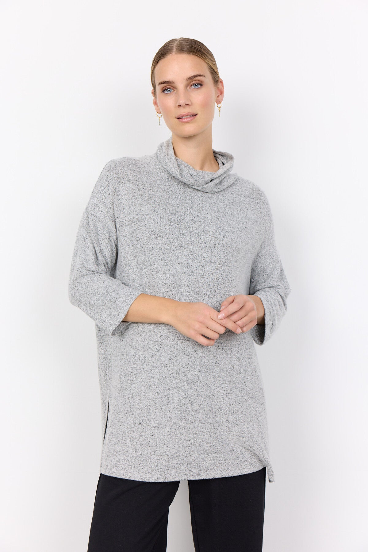SC-BIARA 73 Sweatshirt Lys grå