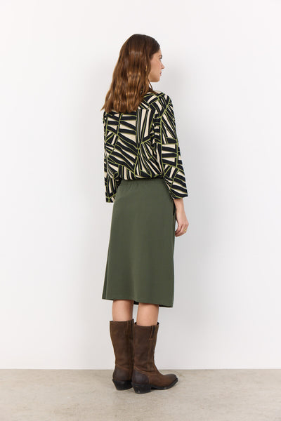 SC-FELICITY AOP 510 Bluse Grøn