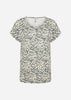 SC-MARICA AOP 315 T-shirt Støvet Grøn