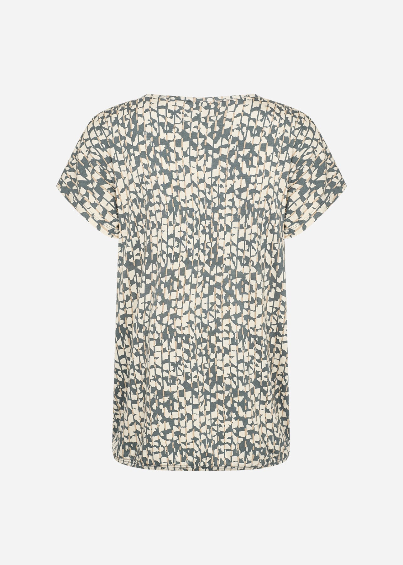 SC-MARICA AOP 315 T-shirt Støvet Grøn