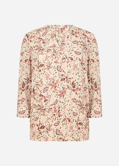 SC-FELICITY AOP 498 Bluse Koral