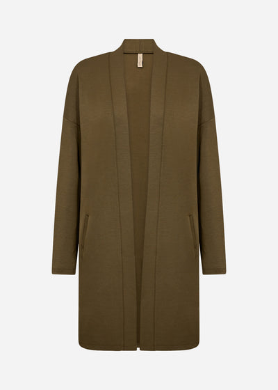 SC-BANU 221 Cardigan Mørkegrøn