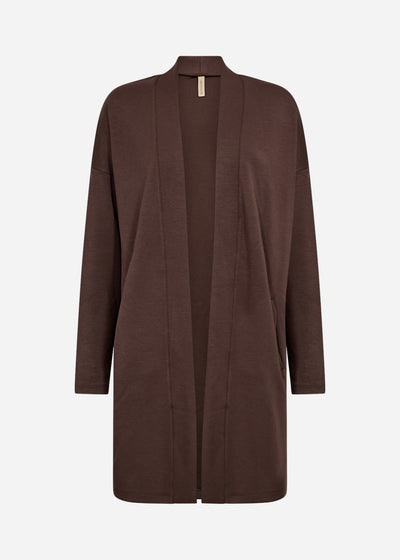 SC-BANU 221 Cardigan Mørk brun