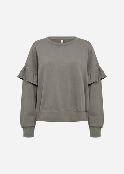 SC-ODETTE 7 Bluse Støvet Grøn