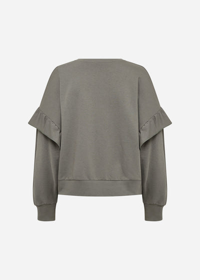 SC-ODETTE 7 Bluse Støvet Grøn