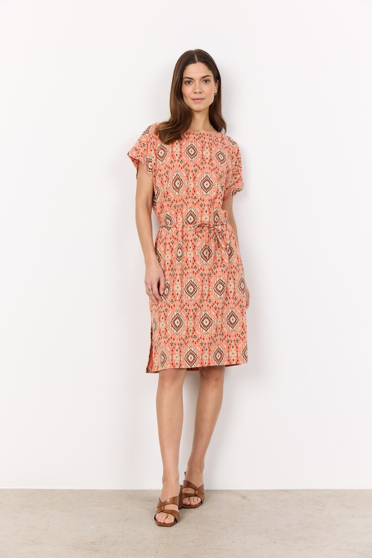 SC-FELICITY AOP 505 Kjole Orange