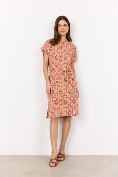 SC-FELICITY AOP 505 Kjole Orange