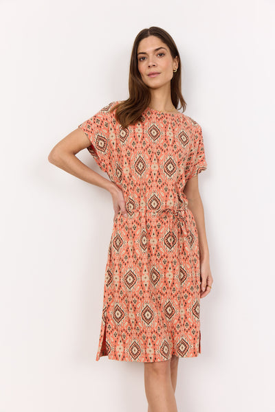 SC-FELICITY AOP 505 Kjole Orange