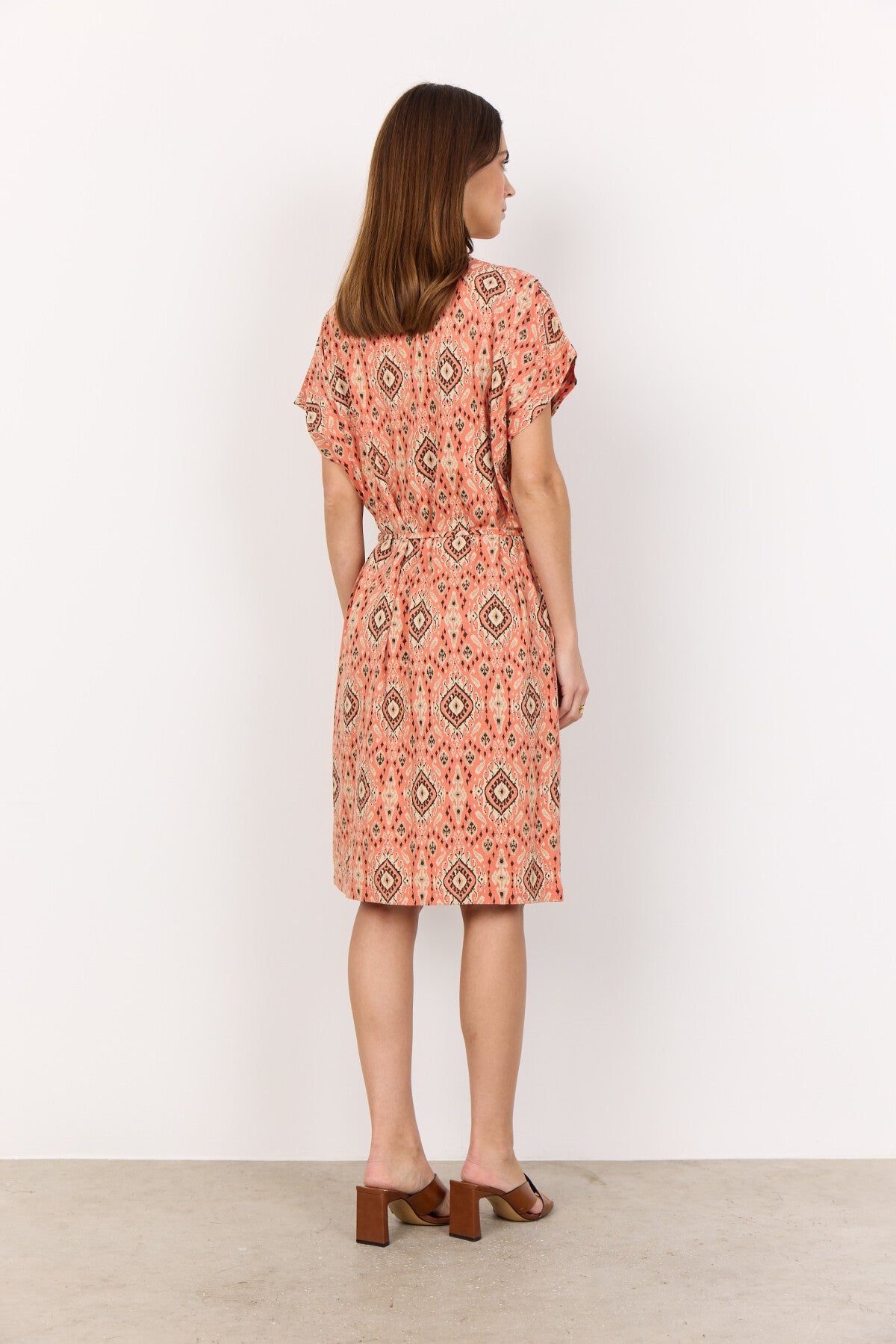 SC-FELICITY AOP 505 Kjole Orange