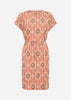 SC-FELICITY AOP 505 Kjole Orange