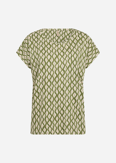 SC-FELICITY AOP 506 T-shirt Grøn