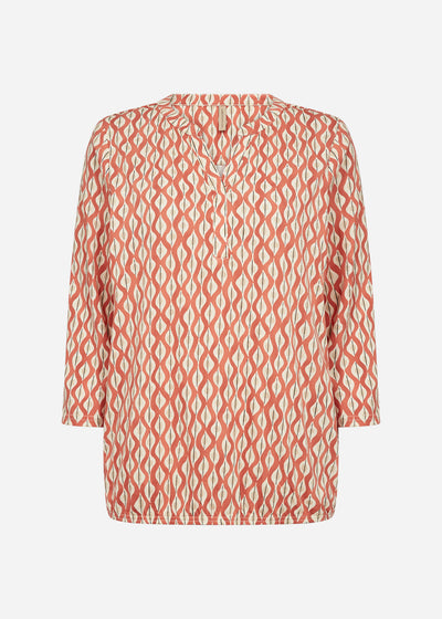 SC-FELICITY AOP 507 Bluse Orange