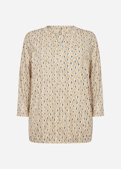 SC-FELICITY AOP 507 Bluse Sand