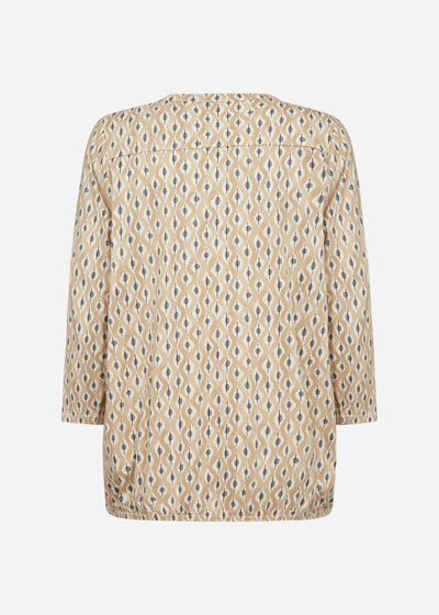 SC-FELICITY AOP 507 Bluse Sand