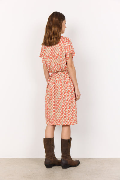 SC-FELICITY AOP 508 Kjole Orange