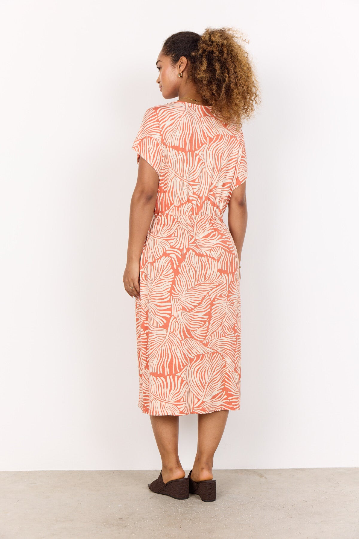 SC-MARICA AOP 331 Kjole Orange