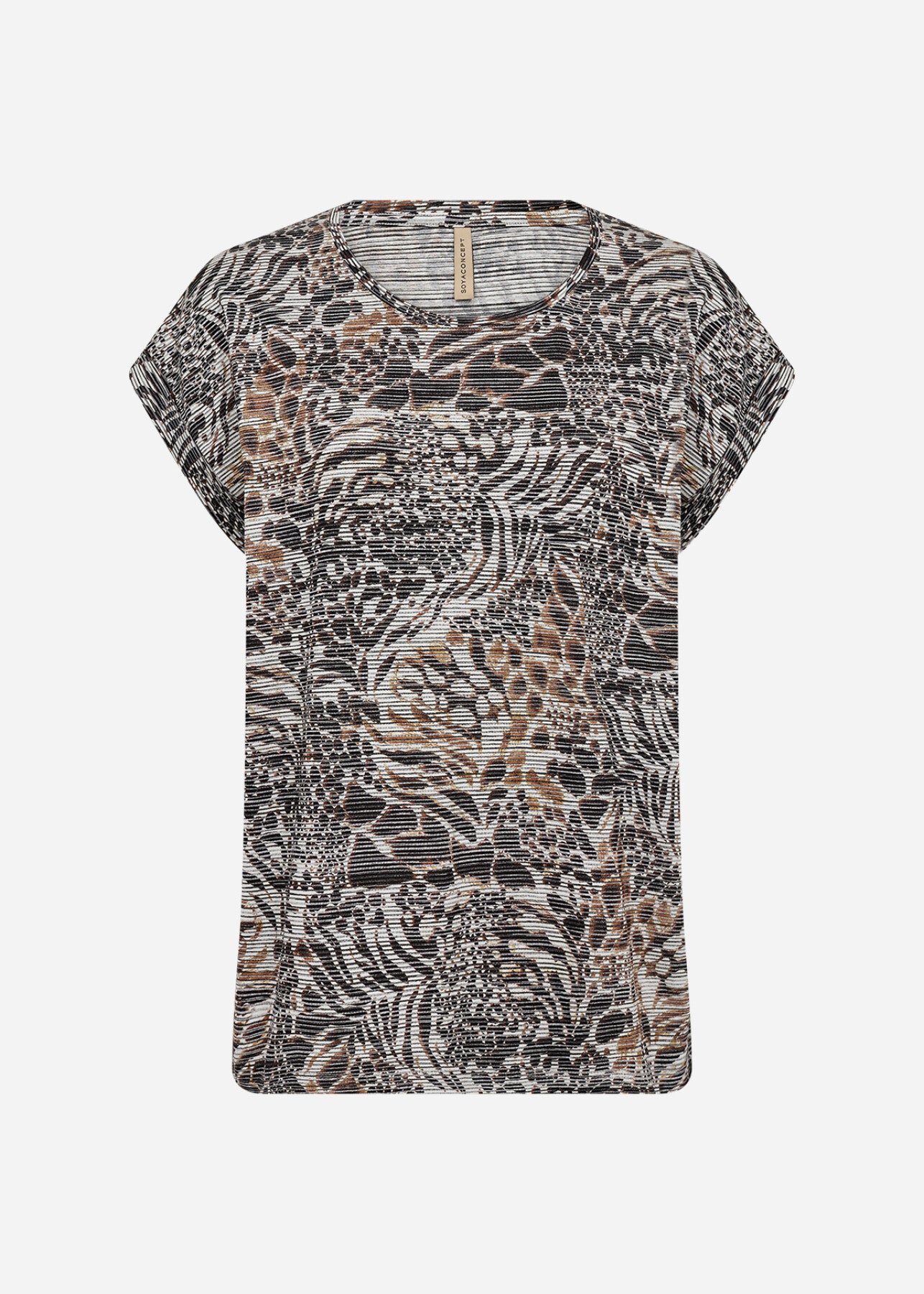 SC-GALINA 55 T-shirt Mørk brun