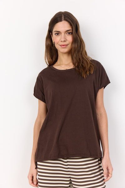SC-DERBY 33 T-shirt Mørk brun