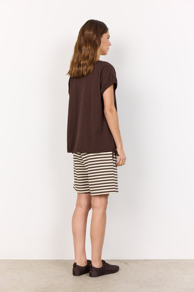 SC-DERBY 33 T-shirt Mørk brun