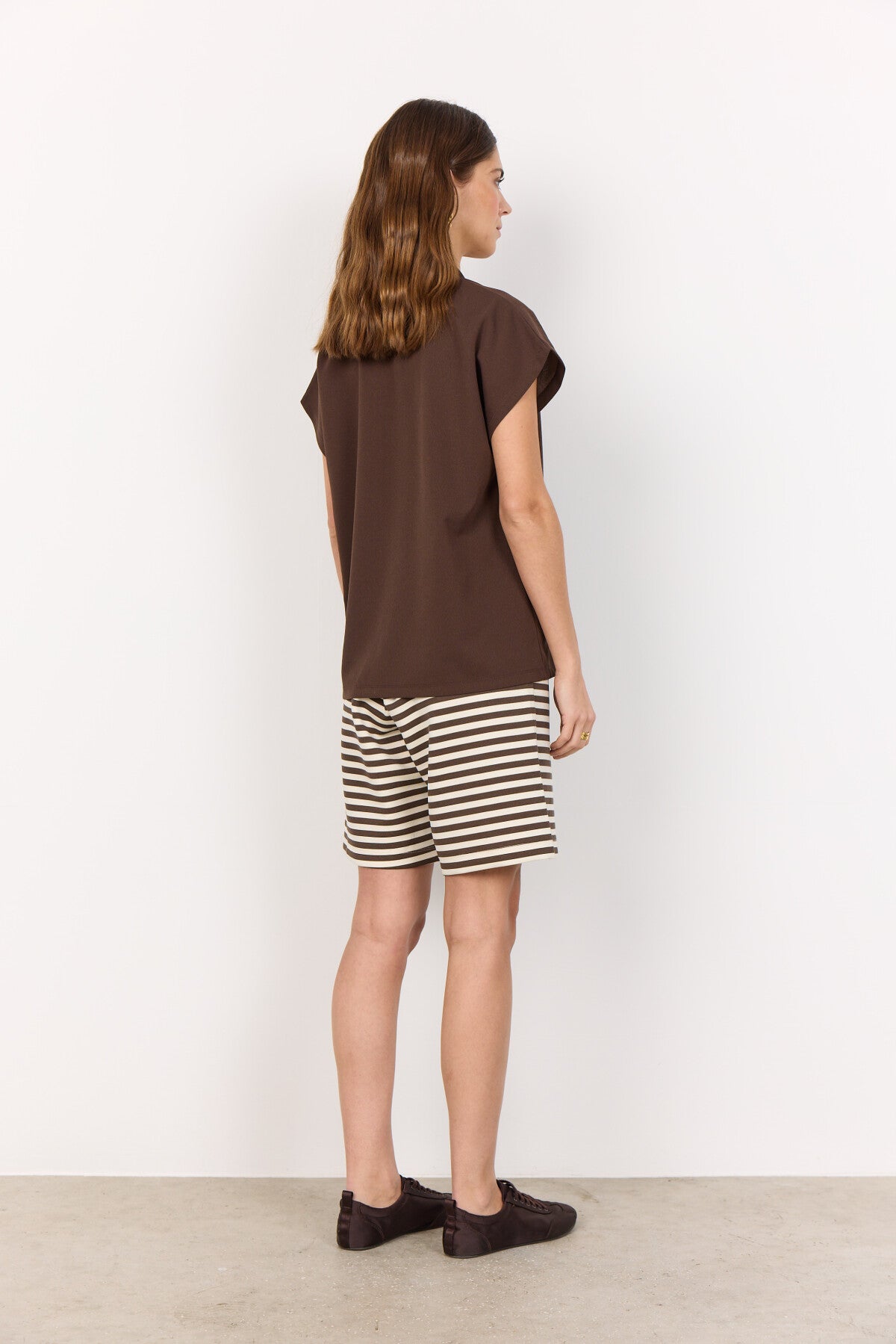 SC-SIHAM 86 Bluse Mørk brun