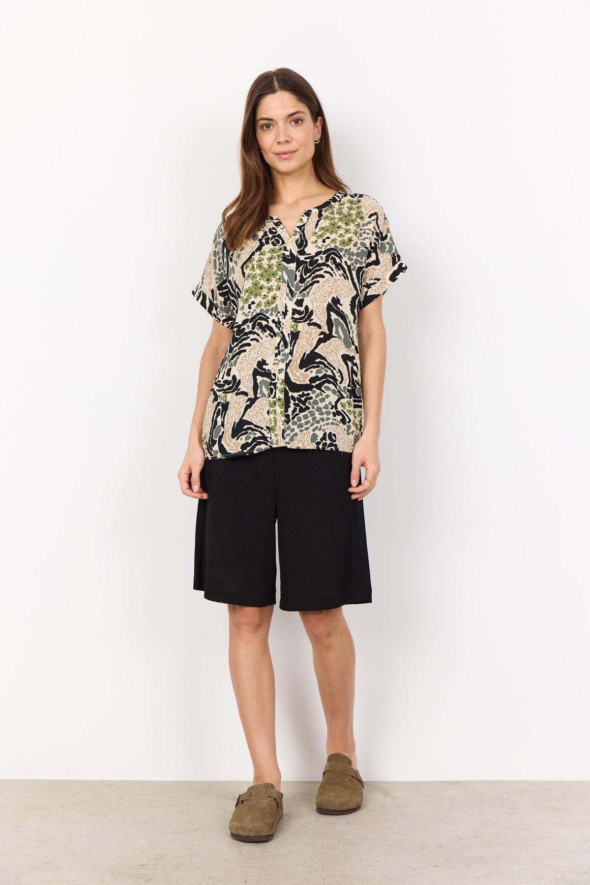 SC-ROSAELA 1 Bluse Grøn