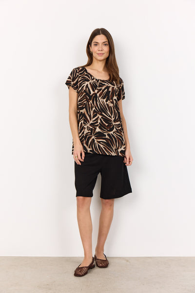 SC-ROKSANA 1 Bluse Mørk brun