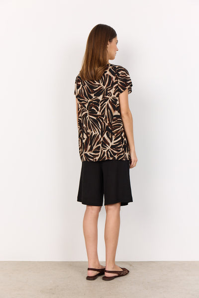 SC-ROKSANA 1 Bluse Mørk brun