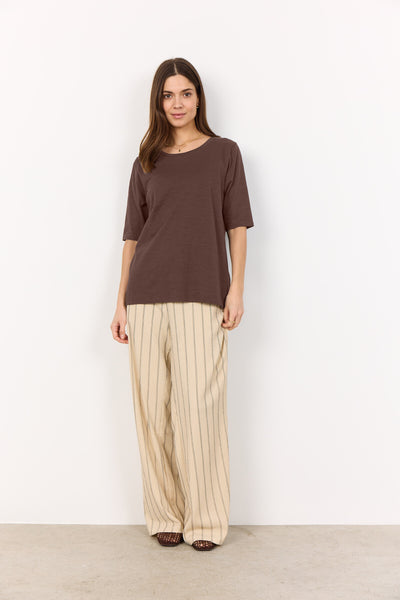 SC-BABETTE 47 T-shirt Mørk brun