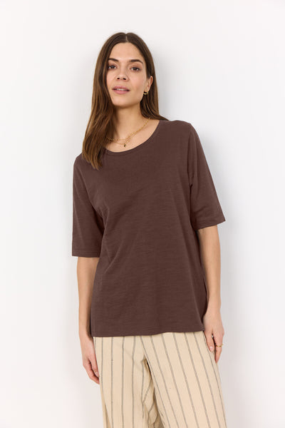 SC-BABETTE 47 T-shirt Mørk brun