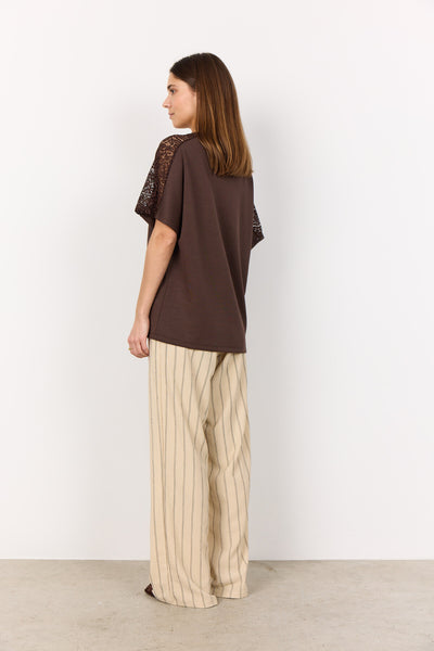 SC-BANU 235 T-shirt Mørk brun