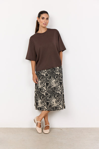 SC-BANU 231 T-shirt Mørk brun
