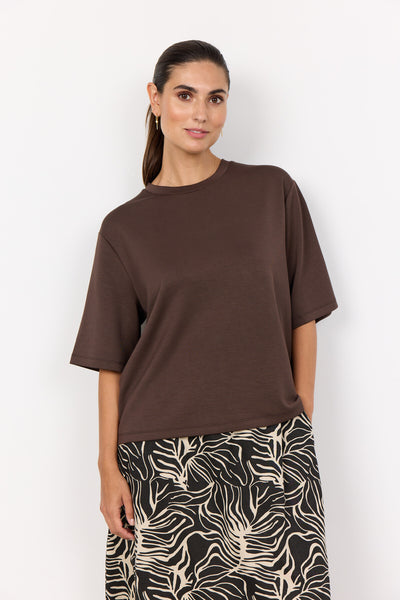 SC-BANU 231 T-shirt Mørk brun