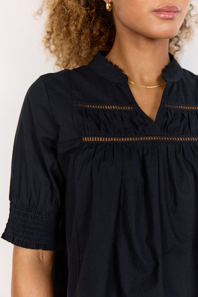 SC-CALISTE 17 Bluse Sort