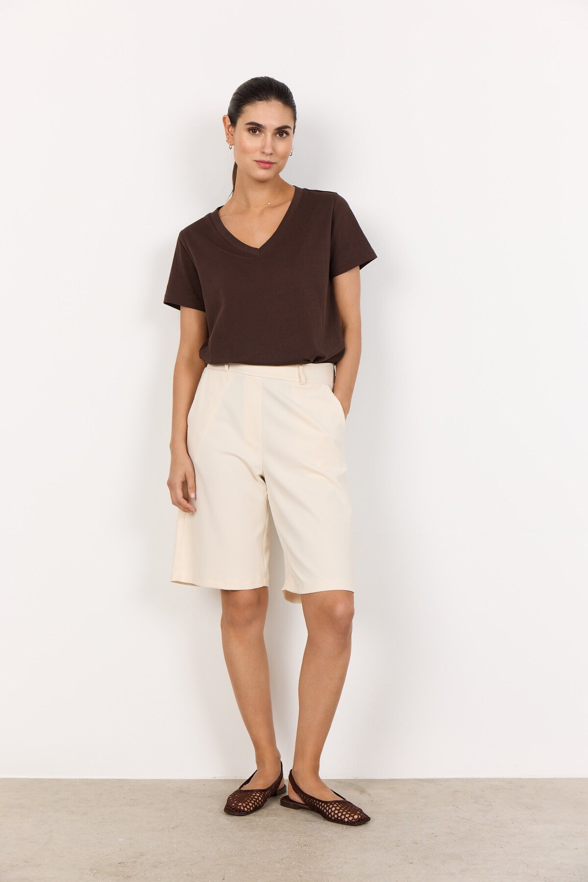 SC-SIHAM 85 Shorts Creme