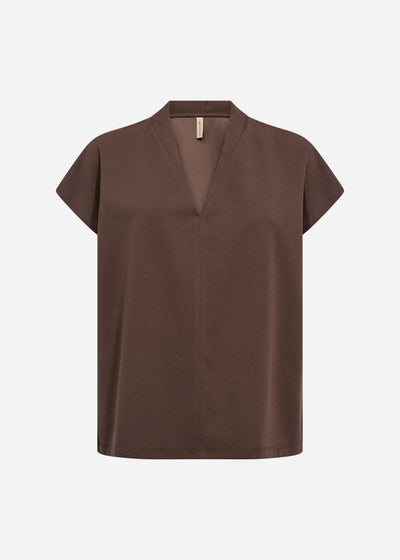 SC-SIHAM 86 Bluse Mørk brun