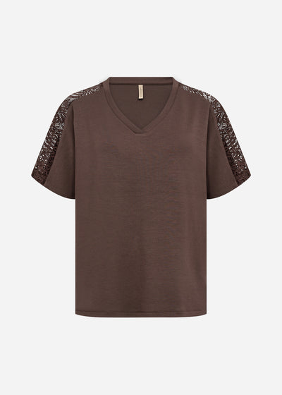 SC-BANU 235 T-shirt Mørk brun