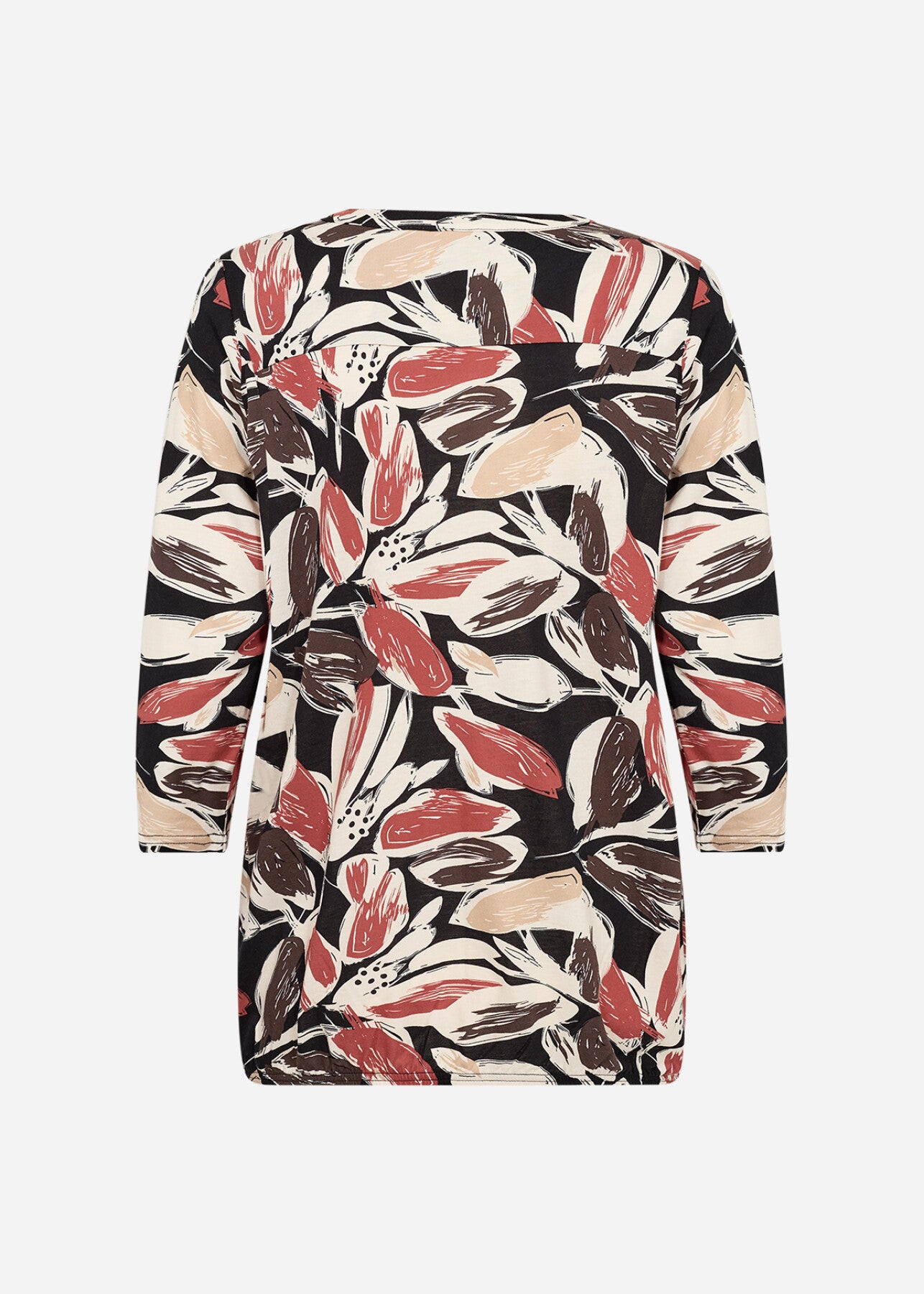SC-FELICITY AOP 512 Bluse Rød