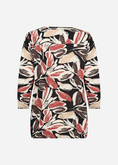 SC-FELICITY AOP 512 Bluse Rød